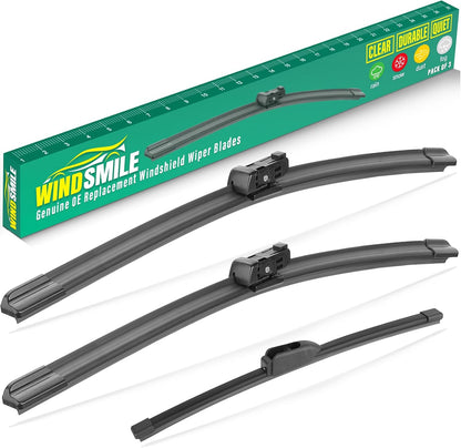 26" 16" 11" Windshield Wiper Blades Replacement for Chevrolet Chevy Trax 2024 2025 2026 Premium All Weather Front Rear Wipers Set - OEM Quality (Pack of 3) - Colors A