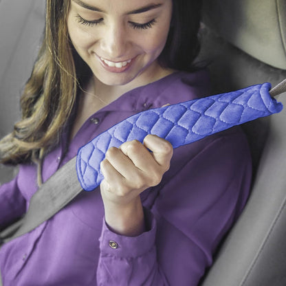 Universal Car Seat Belt Pads Cover,Seat Belt Shoulder Strap Covers Harness Pad for Car/Bag,Soft Comfort Helps Protect You Neck and Shoulder from The Seat Belt Rubbing(2-Pack)