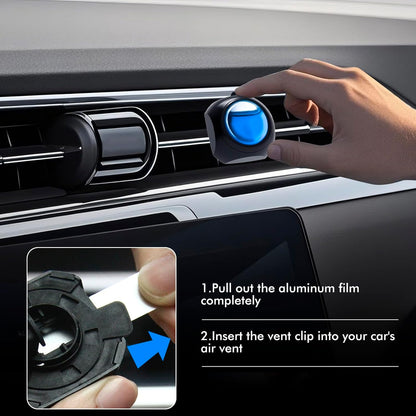 Car Air Freshener Vent Clips, 12 Pack, 6 Ocean, 6 Hawaiian, Provides Long-Lasting Scent, Up to 360 Days, Car Fresheners