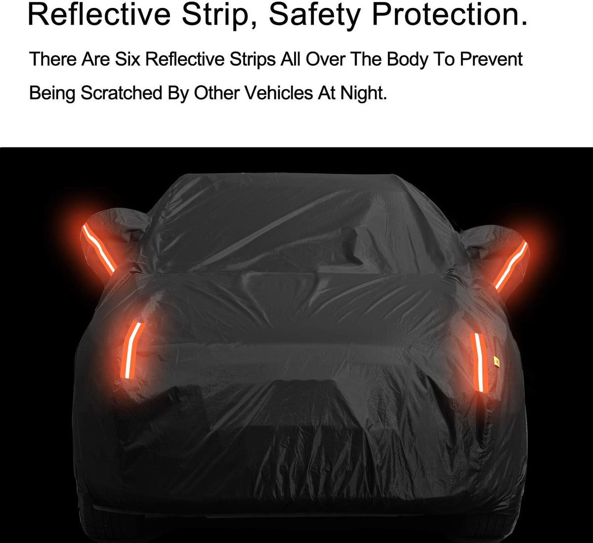 Full Car Covers for Sedan, Car Cover Waterproof All Weather Windproof Dustproof UV Protection Scratch Resistant Indoor Outdoor Univers