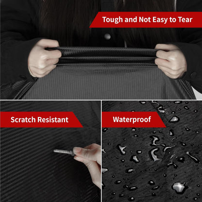 Car Cover Waterproof All Weather,6 Layers Car Covers for Automobiles, Full Exterior Cover with Zipper, Outdoor Car Cover Sun UV Rain Snow Wind Protection, Fit for 185"(185*70*59 inch)Sedan