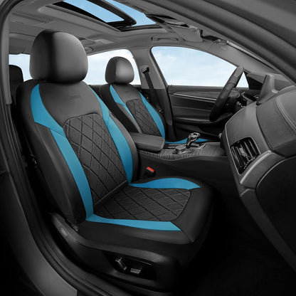 Coverado Car Seat Covers, Seat Covers Full Set, 5 Seats Automotive Seat Cover, Mesh Breathable Seat Protectors, Universal Fit for Most Cars