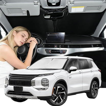 for Toyota Tacoma 2016-2023 2024 2025 2026 Sun Shade Sunshade Windshield Cover - 4 Layers Front Window Shade Custom Fit Tacoma 2Dr 4Dr Pickup Sun Visor 240T Shade Blocks UV Rays Car Accessories - Colors B
