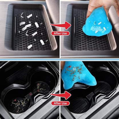 YOPINSAND Car Cleaning Gel, 2 Pack Car Cleaning Putty, Universal Auto Deatiling Tools, Reusable Interior Cleaner for Car Keyboard Air Vent, Car Slime Cleaner Dust Cleaning Gel
