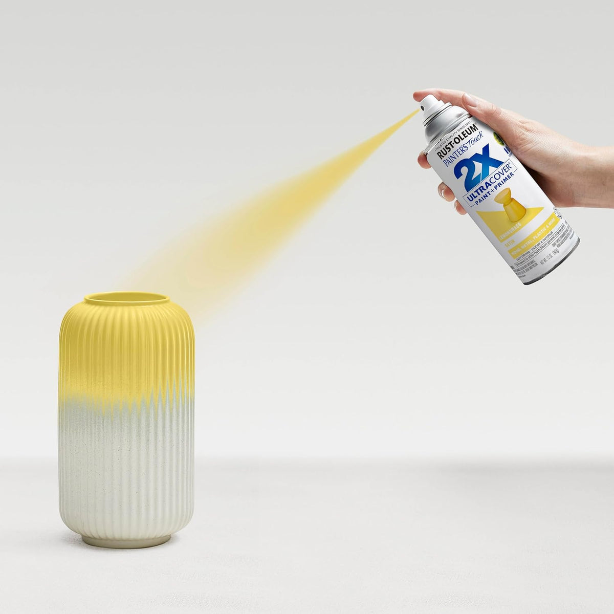 Rust-Oleum 334029 Painter's Touch 2X Ultra Cover Spray Paint, 12 oz, Gloss Clear - Colors F