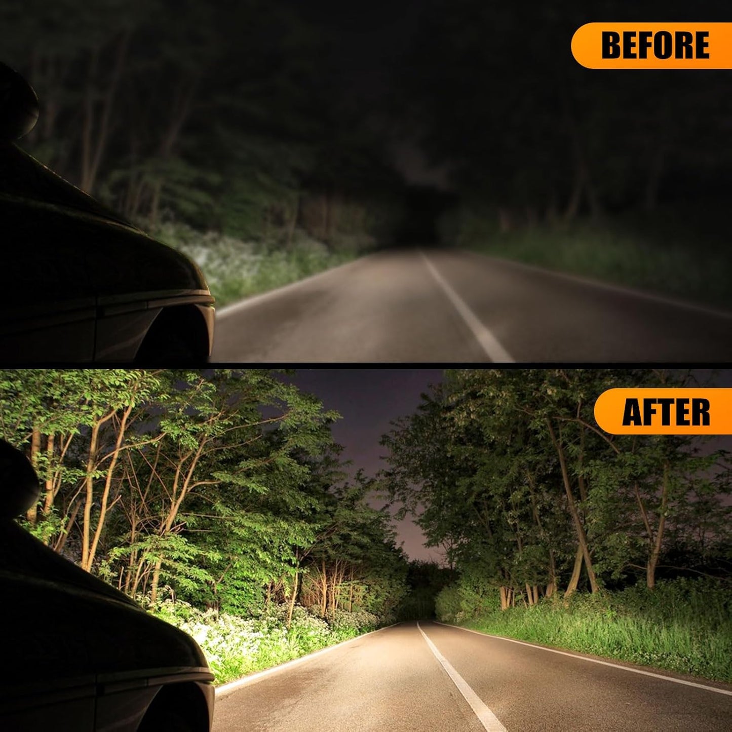 POLIWELL Headlight Restoration Kit 3 Easy Steps to Restore Sun Damaged Headlights Polish Headlights Lens Restore Cleaner DIY Polishing, Sanding Discs, Scouring Pads for Electric Drill, Total 24Pack