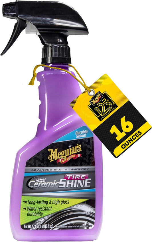 Meguiar's Hybrid Ceramic Trim Restorer, Car Trim Restorer; Restores and Protects Faded Exterior Plastic, Vinyl & Rubber On Cars, Suvs & Trucks; 16 Oz Bottle