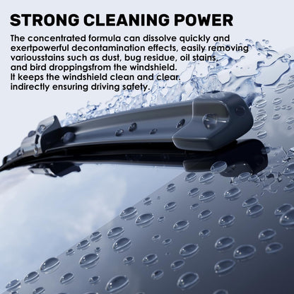 100 PCS-Car Windshield Washer Tablets, Glass Cleaner, Concentrated Effervescent Tablets, Solid Windshield Effervescent Wiper Tablet for Car Cleaning(individual packaging)