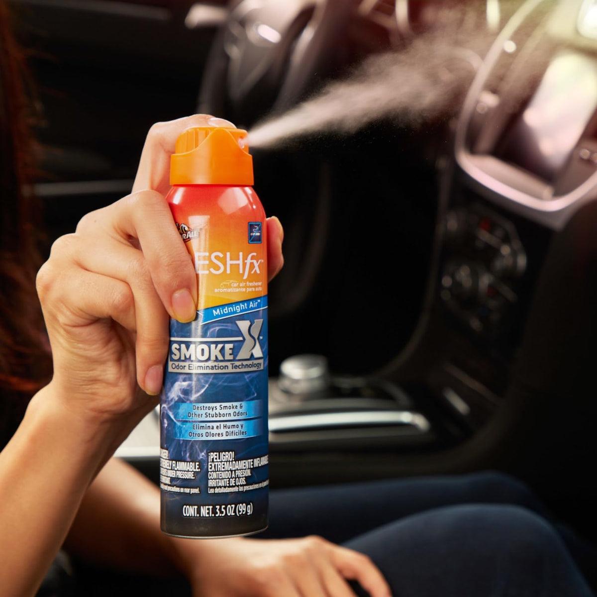 Armor All Fresh FX Smoke X Car Odor Eliminator Spray, Car Air Freshener Spray (New Car)