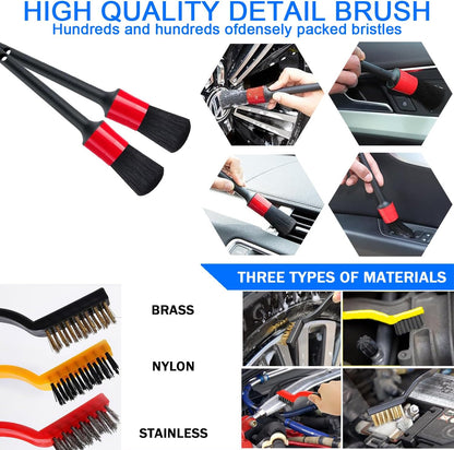 LIANXIN Car Wash Kit Car Wash Cleaning Kit with Car Wash Foam Gun Microfiber Sponge and Towels Tire Brush Built, Car Foam Gun, Car Cleaning Tool