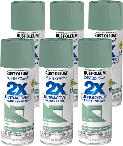 Rust-Oleum 334029 Painter's Touch 2X Ultra Cover Spray Paint, 12 oz, Gloss Clear - Colors B