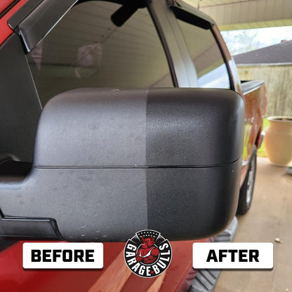 garage bulls Plastic Restorer for Cars - Hydrophobic Ceramic Coating - Ultimate Exterior & Interior Protection with Original Matte Finish