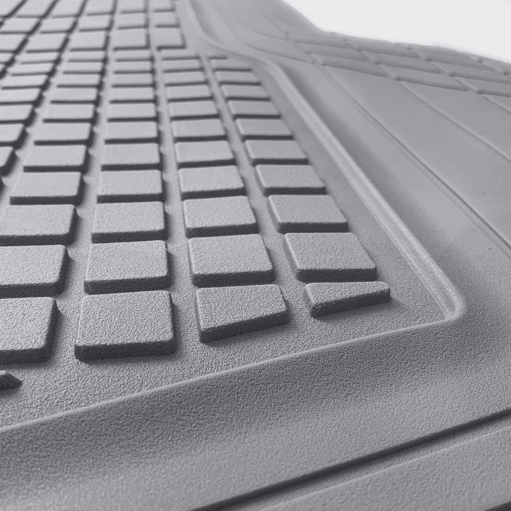 Motor Trend Premium FlexTough All-Protection Cargo Mat Liner – w/Traction Grips & Fresh Design, Heavy Duty Trimmable Trunk Liner for Car Truck SUV, Black (OF-985-BK)