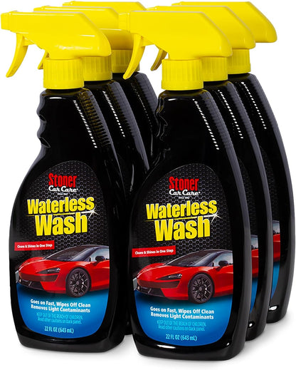 Stoner Car Care 92604-2PK Waterless Wash Car Detailing Spray – Safe, Scratch-Free Formula Quickly Cleans, Shines & Protects Cars, Trucks, Boats, Motorcycles, RVs & More – 22 Fl Oz, Pack of 2