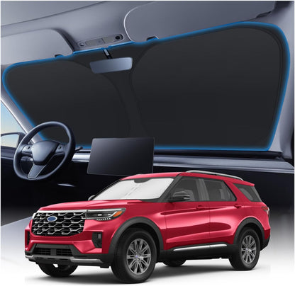 KUST Windshield Sun Shade for Toyota RAV4 2019-2022 2023 2024 2025 2026 Window Accessories Shade Sun Visor Cover Foldable Block UV Rays - Colors G