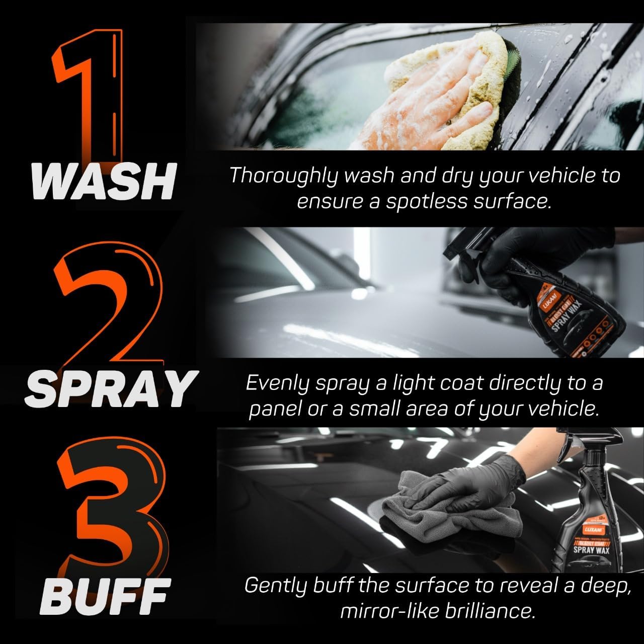 Graphene Ceramic Spray Coating | Advanced Graphene Technology | Professional Hydrophobic Top Coat for Cars, Motorcycles, RVs & Boats | Deep Gloss, Easy Application, Long-Lasting Protection