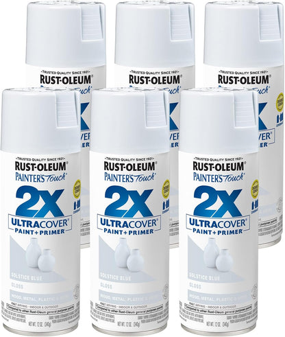 Rust-Oleum 334029 Painter's Touch 2X Ultra Cover Spray Paint, 12 oz, Gloss Clear - Colors F