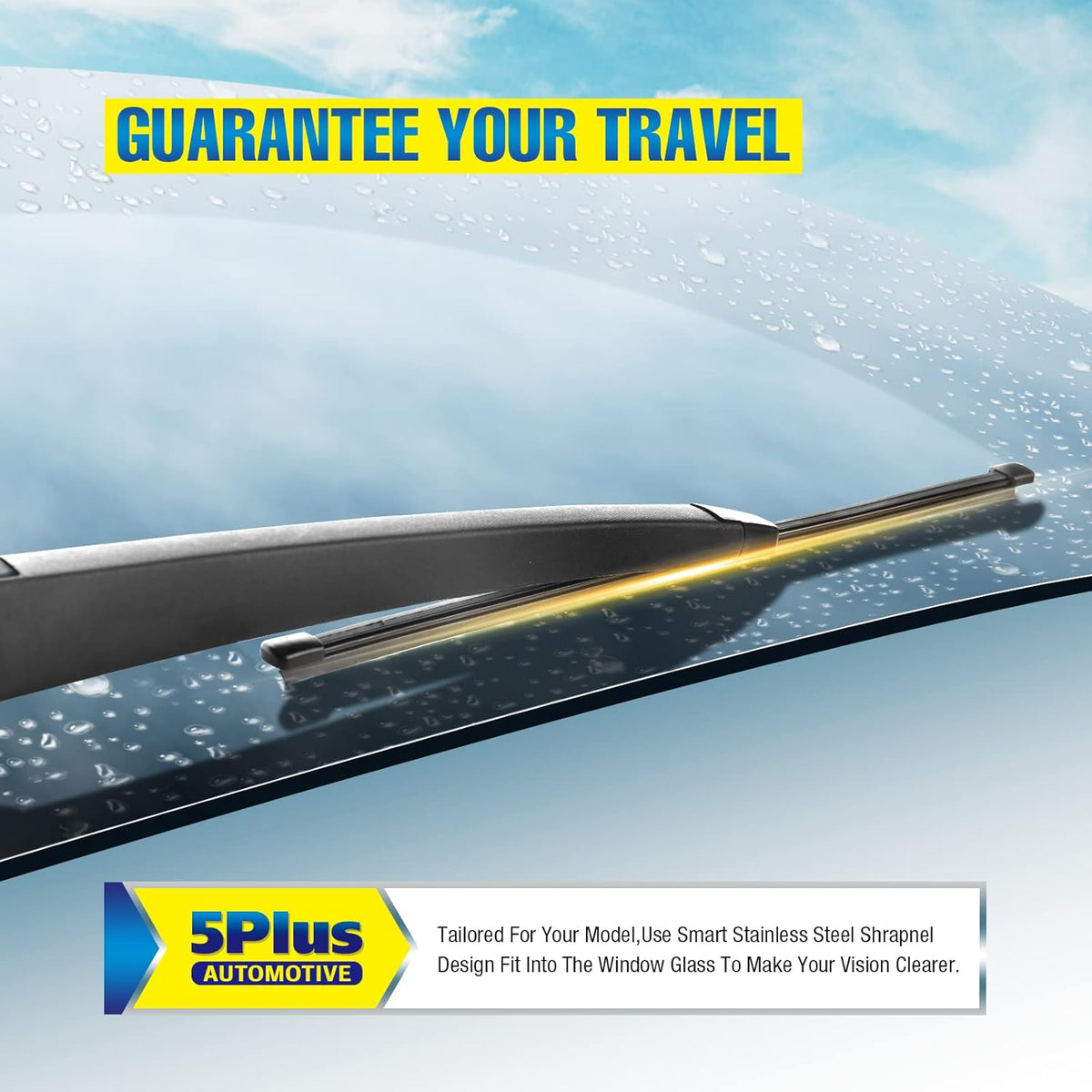 20"-2 Pack Windshield Wiper Blades Replacement For Ford F150 F250 F350 F450 F550 2008-1999 Expedition 2006-1999 Explorer 2010-2005 Mustang 2004-1999, Windshield Wiper Blades For My Car