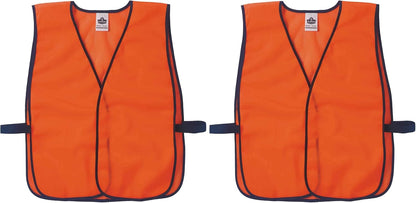 Ergodyne GloWear 8010HL Non-Certified High Visibility Vest, One Size, Orange