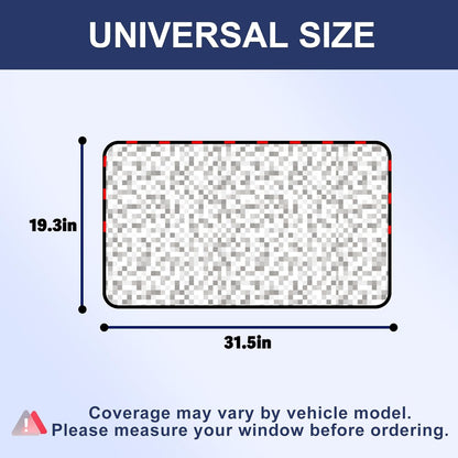 XCBYT Car Window Shades - 4 Pcs Car Privacy Curtains - 100% Block Light Car Window Covers - Magnetic Side Window Sun Shade Keeps Cooler for Breastfeeding, Taking a nap, Changing Clothes, Camping