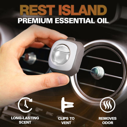 Air Jungles New Car Scent Car Air Freshener Vent Clip, 6 Count Long Lasting Up to 180 days, Natural Essential Oil Car Fragrance Accessories for Women and Men, Odor Eliminator - 4ml Each