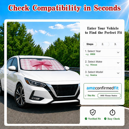 Car Windshield Sun Shade, Funny Cartoon Eyes Sun Visor for Car Windshield Universal Fits Sedan Compact Car Hatchback SUV, UV Heat Protection - 59 x 27.5