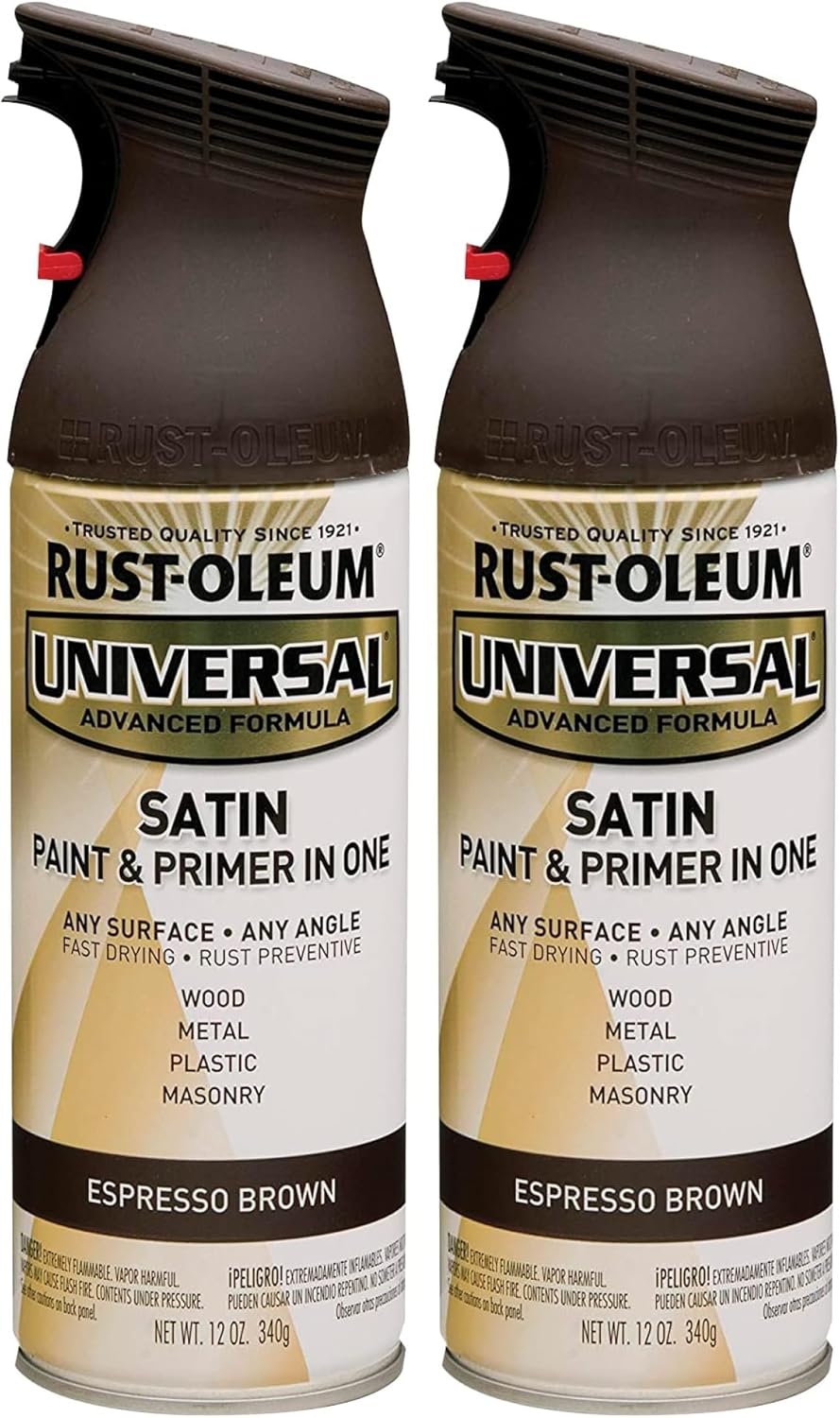 Rust-Oleum 302151 Universal All Surface Clear Topcoat Spray, 11 oz, Dead Flat Clear - Colors A