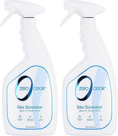 Zero Odor Multi-Purpose Odor Eliminator - Eliminate Air & Surface Odor – Patented Technology Best for Bathroom, Kitchen, Fabric, Closet- Smell Great Again, 8oz (Over 1000 Sprays)