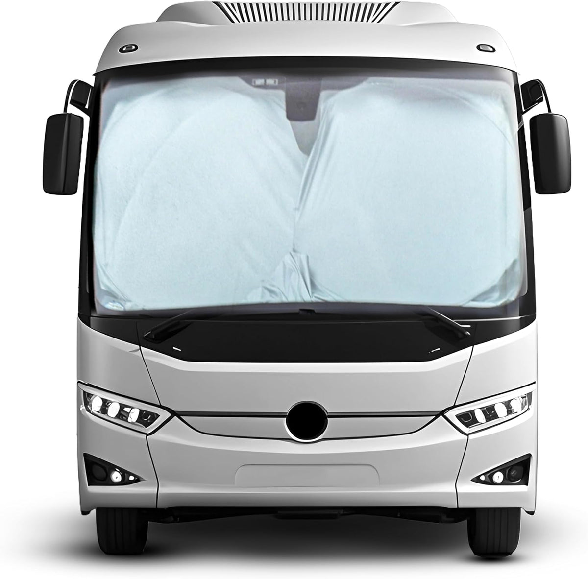 EcoNour Car Windshield Sun Shade | 2025 Upgraded Innovative No-Light-Pass Technology for Maximum Coverage | Foldable Sun Shade Keeps Your Vehicle Cool | Must-Have Car Accessories | Small (59" x 29") - Colors I