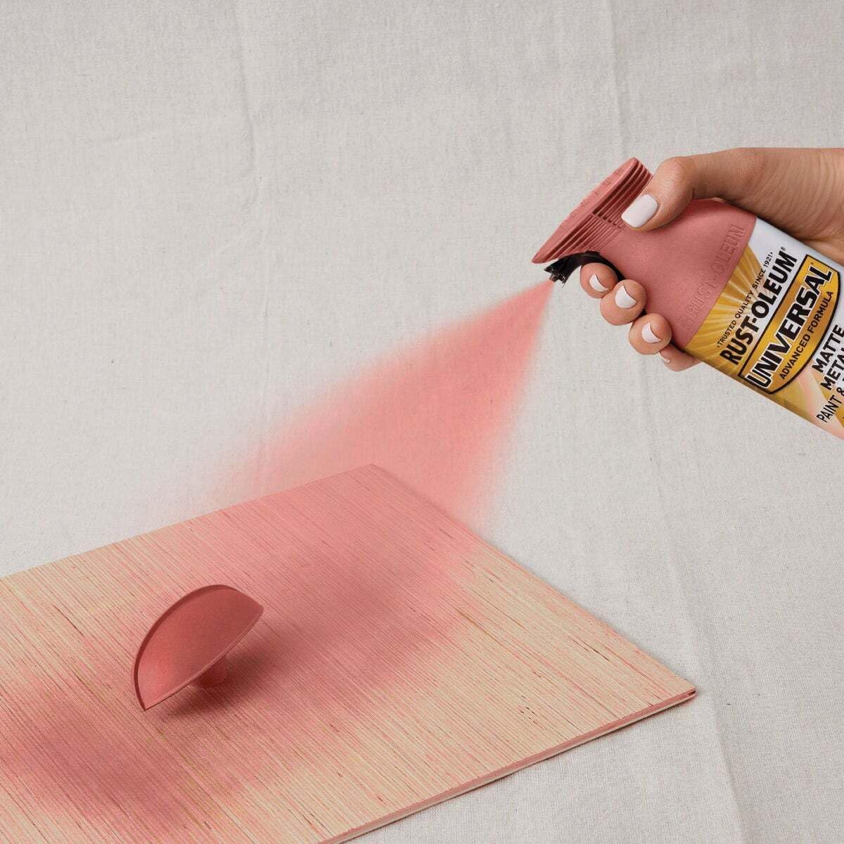 Rust-Oleum 302151 Universal All Surface Clear Topcoat Spray, 11 oz, Dead Flat Clear - Colors A
