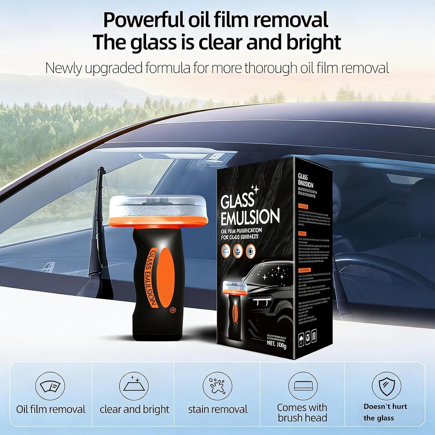 Headlight Restoration Kit, Headlight Cleaner: Erase Yellowing & Oxidation Restores Clarity with Long-Lasting UV Shield Headlight Cleaner and Restorer kit, Advanced Car Headlight Restoration Kit