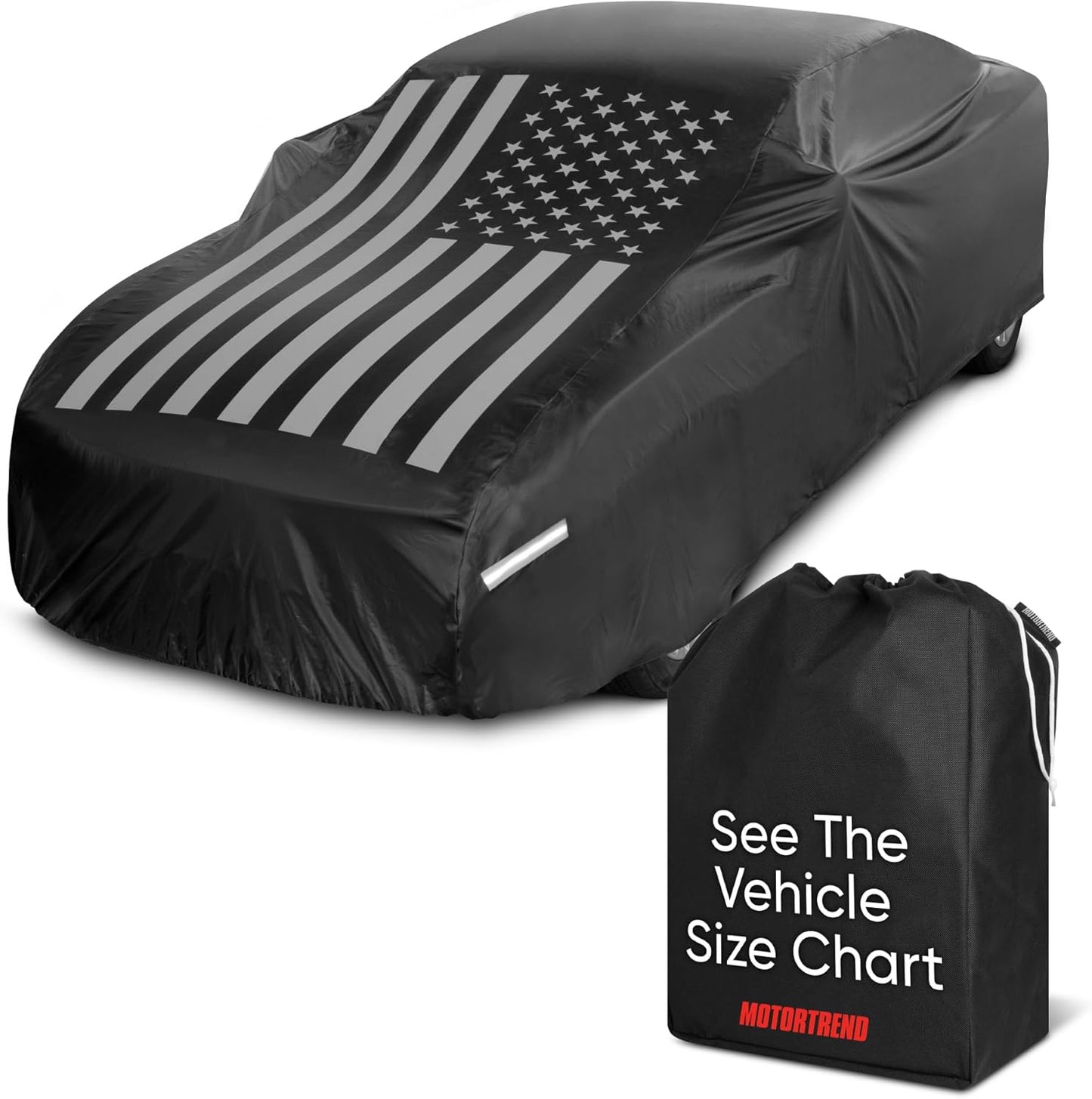 Motor Trend SafeKeeper Heavy Duty Car Cover Waterproof All Weather, Multi-Layered Truck SUV Car Cover for Snow Rain Sun UV Protection, Full Exterior Car Covers for Automobiles (Fits up to 190" Length)