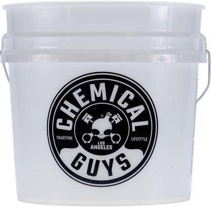 Chemical Guys Ultimate Scratch-Free Detailing Car Wash Bucket Kit with Accessories, Car Detailing Kit With Dirt Trap, Wash Mitt, Lid, and 16 oz Soap, Safe For Trucks, SUVs, Motorcycles, RVs