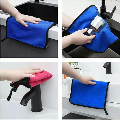 10 Pack Premium Microfiber Towels Coral velvet Washing and Detailing Towels for Car Detailing Household Cleaning Ultra-Soft Super Absorbent, Lint Streak-Free 11.8"x15.7” Cleaning Cloth (Yellow/Grey)