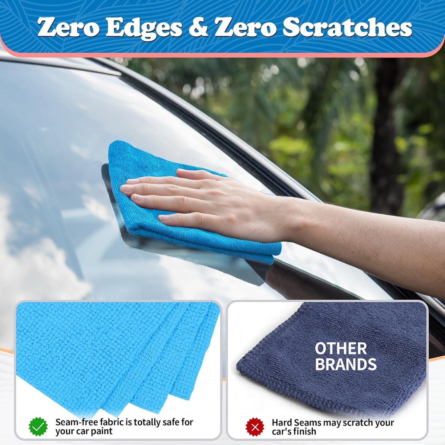 FIXSMITH Shop Towels, Pack of 200, Grey Microfiber Cleaning Cloth Bulk, Microfiber Towels for Cars, All-Purpose Absorbent Cleaning Rags, Dust Cloth for Automotive, Mechanic, Garage, 11.5 x 11.5 inch