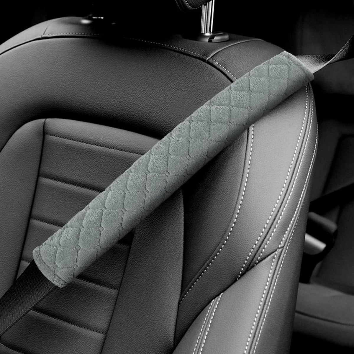 surpassme Car Seat Belt Pads Cover, 2 Pack Seat Belt Shoulder Strap Covers Protector to Release Stress to Your Neck and Shoulder for a Safety Driving (Pink)