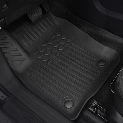 Floor Mats Set for Nissan Rogue 2026 2025 2024-2021 Accessories, Full Coverage All Weather Floor Mats Cargo Mat with Backrest Protectors & Door Sill Guards (Not for Sport)