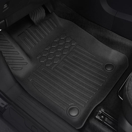Floor Mats Set for Nissan Rogue 2026 2025 2024-2021 Accessories, Full Coverage All Weather Floor Mats Cargo Mat with Backrest Protectors & Door Sill Guards (Not for Sport)