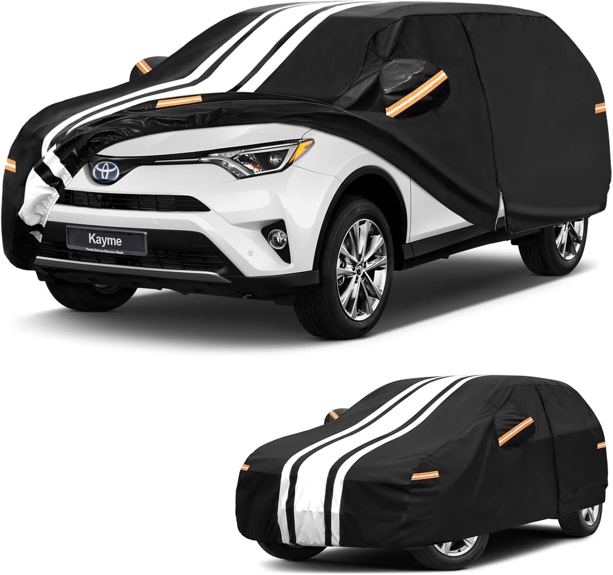 Kayme Heavy Duty Car Cover Custom Fit for BMW 3 Series 320i 325i 328i 330i 335i (1982-2026), Outdoor Full Exterior Cover with Tape and Towel, Rain Snow Sun UV Protection. - Colors B