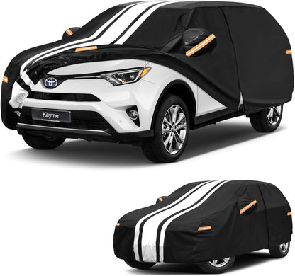 Kayme Heavy Duty Car Cover Custom Fit for BMW 3 Series 320i 325i 328i 330i 335i (1982-2026), Outdoor Full Exterior Cover with Tape and Towel, Rain Snow Sun UV Protection. - Colors B