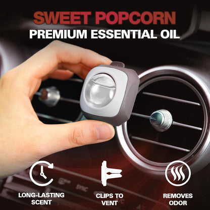 Air Jungles New Car Scent Car Air Freshener Vent Clip, 6 Count Long Lasting Up to 180 days, Natural Essential Oil Car Fragrance Accessories for Women and Men, Odor Eliminator - 4ml Each