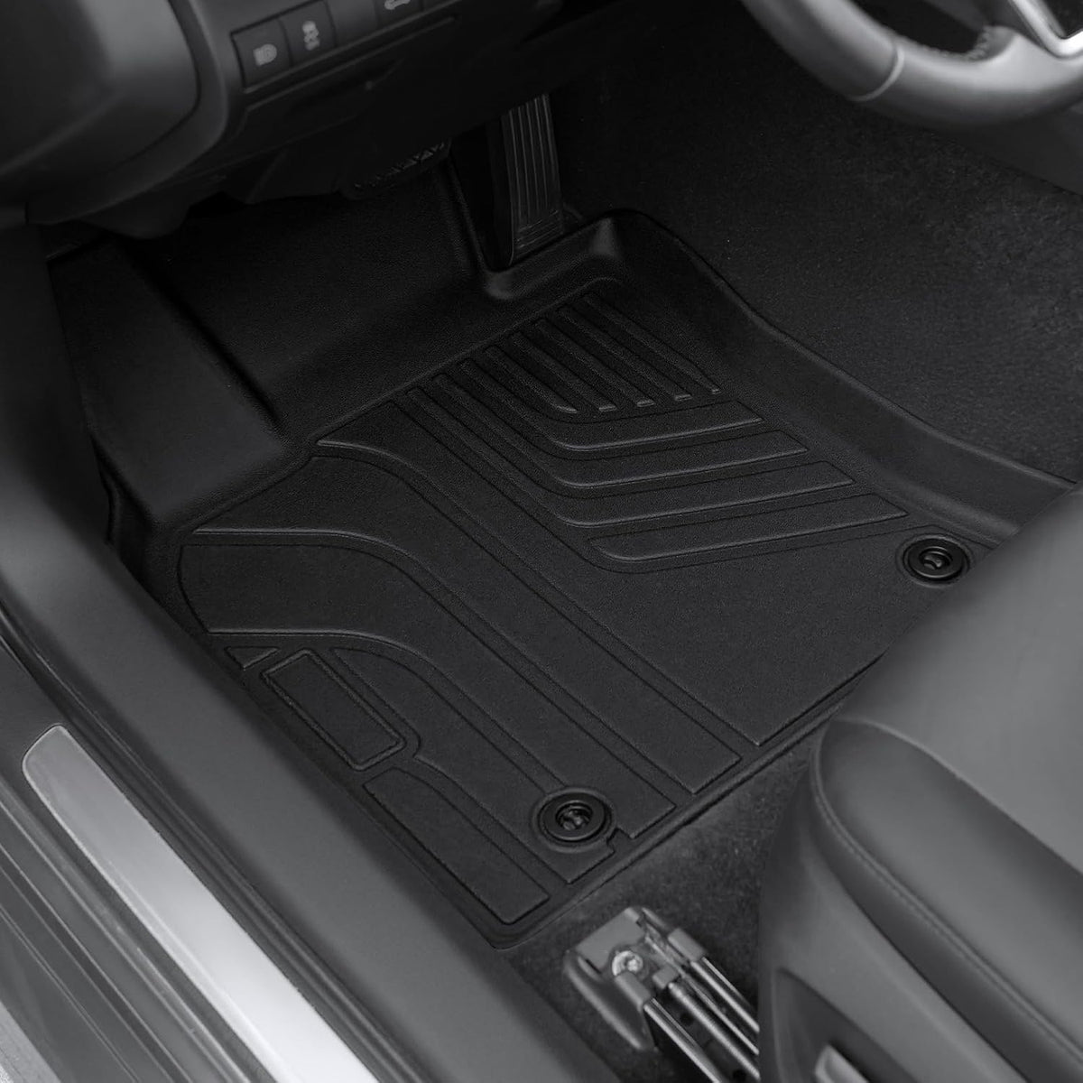 Floor Mats for Toyota Sienna 2021-2026, All Weather Floor Mats Lower Trunk Cargo Liner Accessories, Full Coverage Set (Fit 8-Seat with Spare Tire)