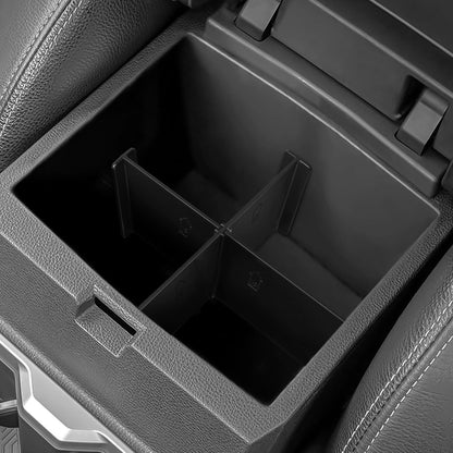 Glove Box Dividers Organizer Compatible with Toyota 2016-2020 2021 2022 2023 Tacoma Accessories Black ABS Material Center Console Organizer