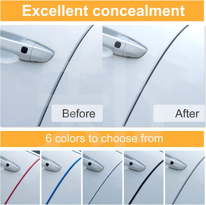 Eytool Clear Door Edge Guards for Cars,Car Door Protector with U Adhesive Edge Protective Trim Ding Protector Fit for Most Car (Clear, 32.8FT)