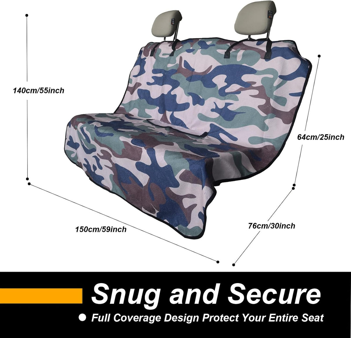 Car Seat Cover Protector Front Seats,for Gym Workout,Running,Swimming,Beach and Hiking,Waterproof Sweat Towel Bucket Seat Covers for Cars SUV Trucks (Black, 1Pcs)