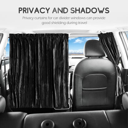 ZATOOTO Suede Car Window Shades 4PCS - Car Window Covers for Ultimate Privacy, UV Protection, and Heat Insulation, Side Window Sun Shade Perfect for Camping, Travel, Baby Safety, and Daily Use