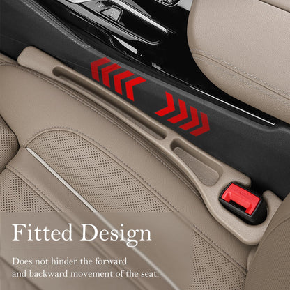 Car Seat Gap Filler 2-Pack, Universal Car Seat Gap Filler Organizer, Seat Gap Plug – Fills Gap Between Seat & Console, Drop-Proof Guard for Phones, Keys & Cards, Fits Cars, SUVs, Trucks, Black