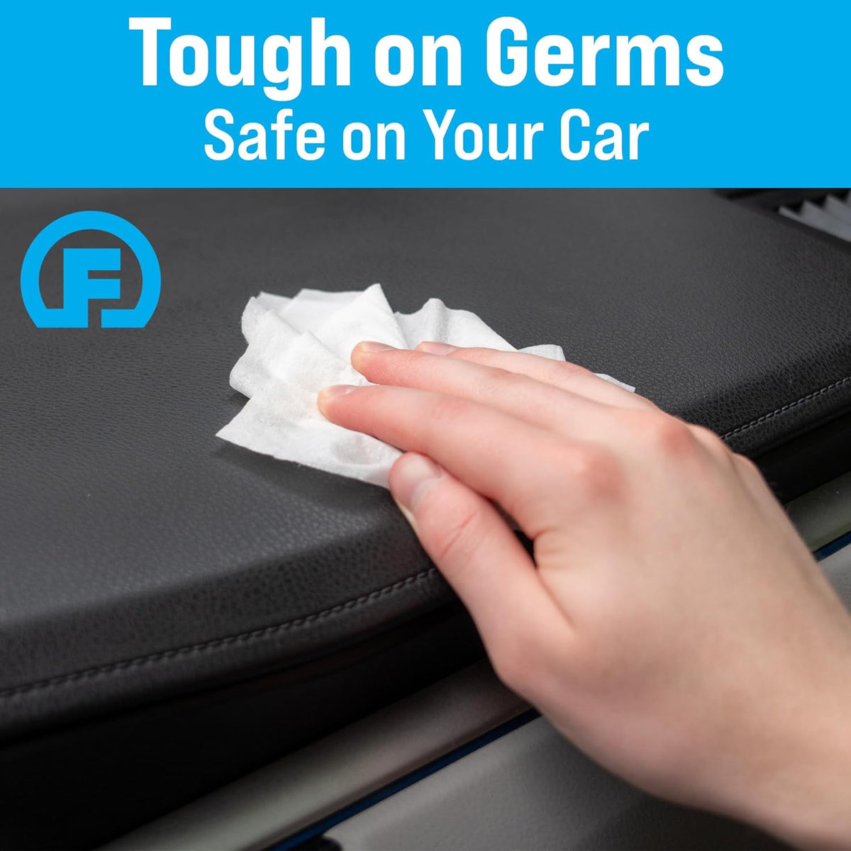 Fortress Car Interior Wipes (25 ct, Pack of 3) for Car Interior Cleaning, Dashboard, Seats, Detailing, and Steering Wheel [Travel Size] Skin-Safe Car Interior Cleaner Supplies