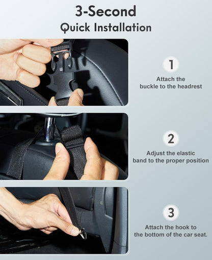 FLORICH Car Seat Gap Filler, Pro-Seats Gap Filler Organizer and Storages 2-in-1, Premium Leather Center Console Organizer, Car Organizer Front Seat Universal Fit for Car SUV Truck