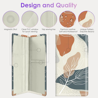 Car Registration and Insurance Holder，Colour Patterns Men Women Car License Document Registration and Insurance Card Holder